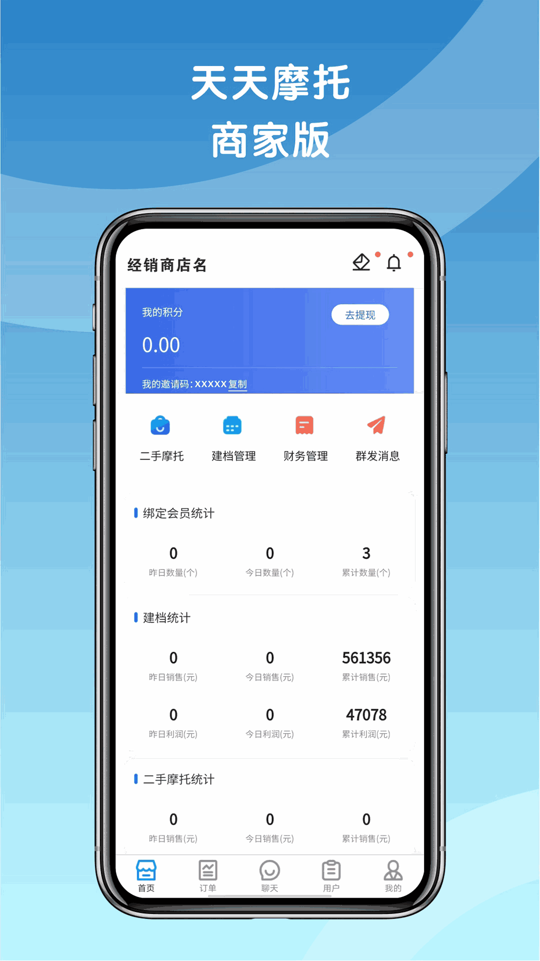 天天摩托商家版